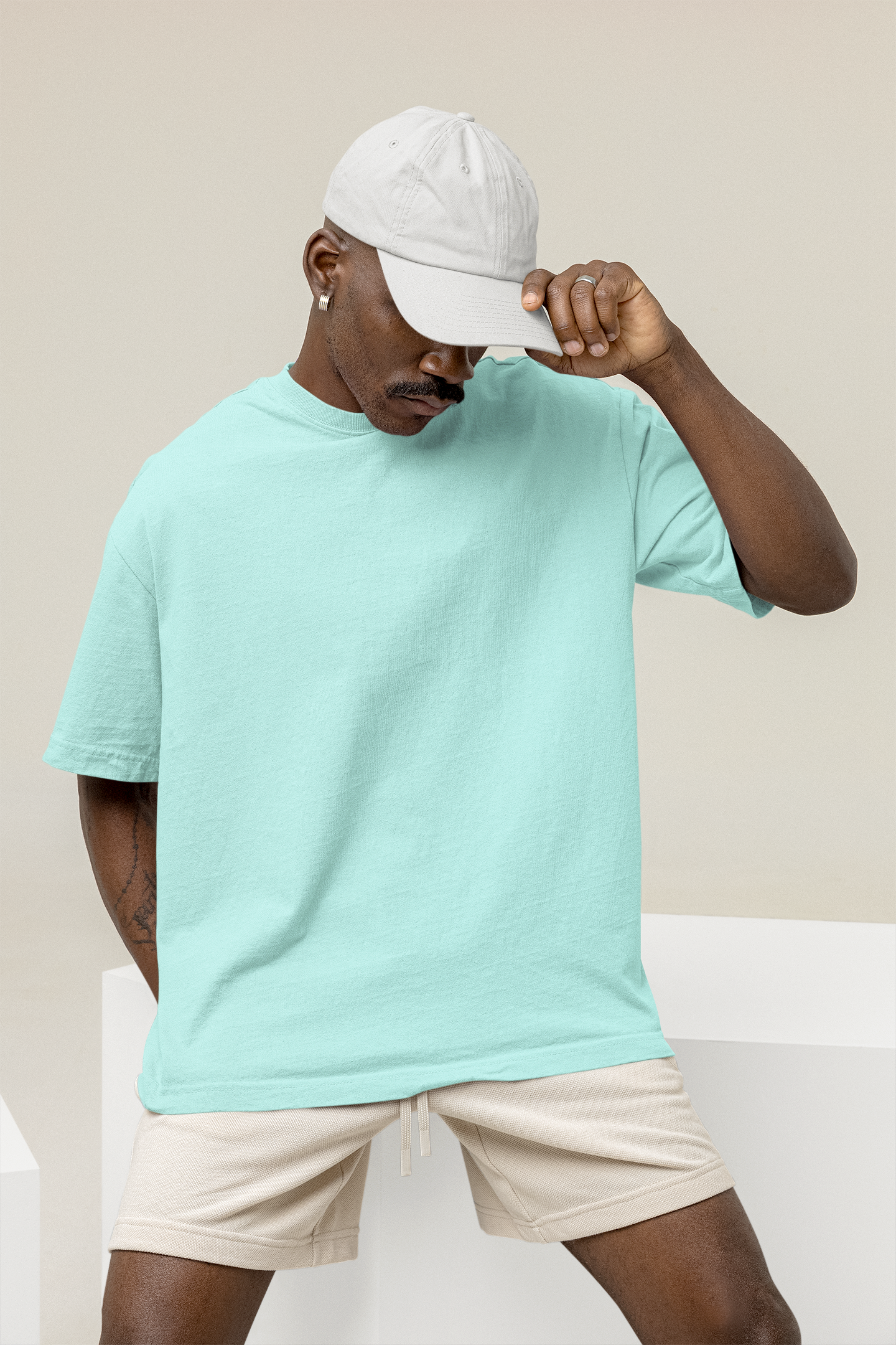 OVERSIZED TSHIRTS MINT : SOLIDS