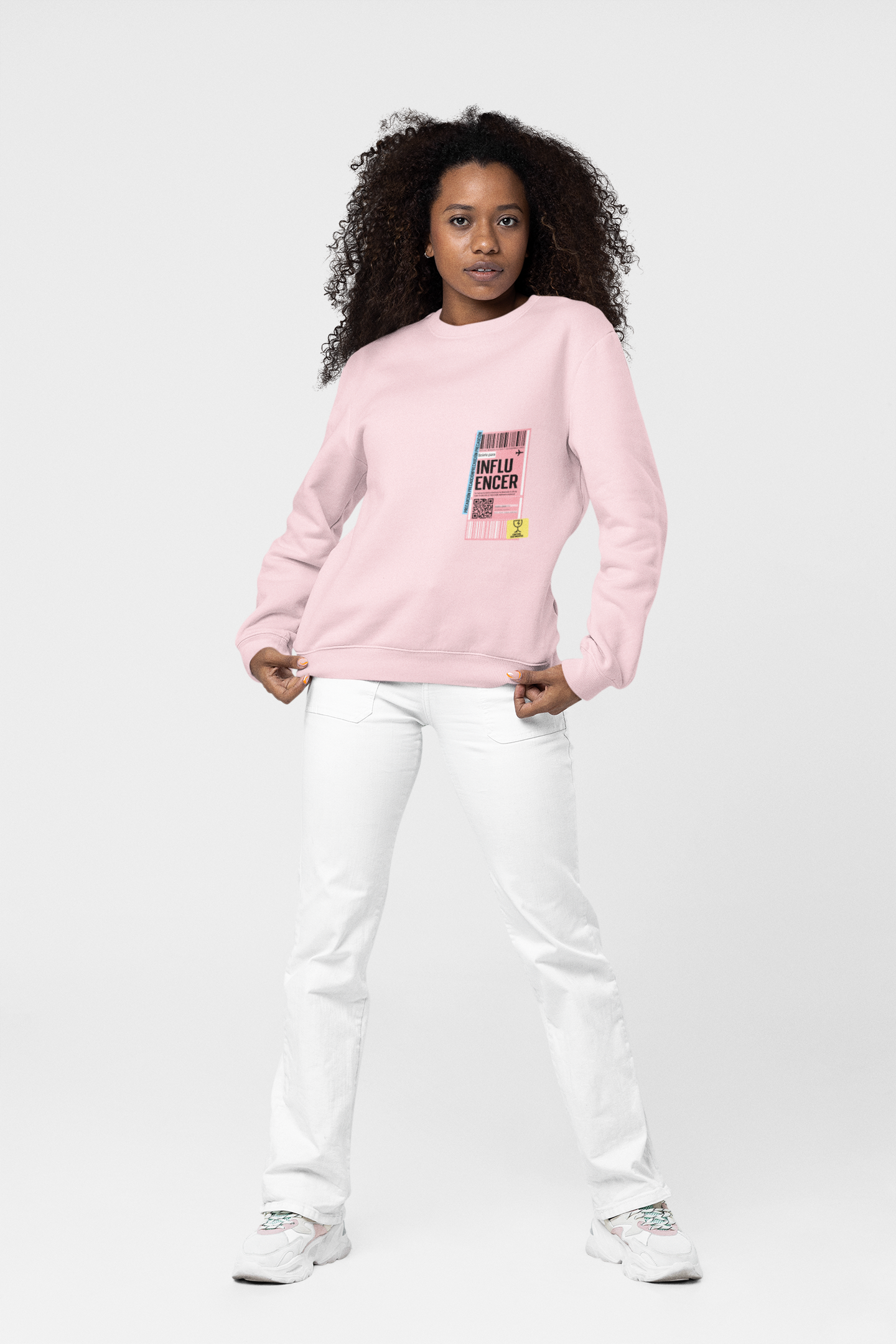 SWEATSHIRTS PINK: INFLUENCER