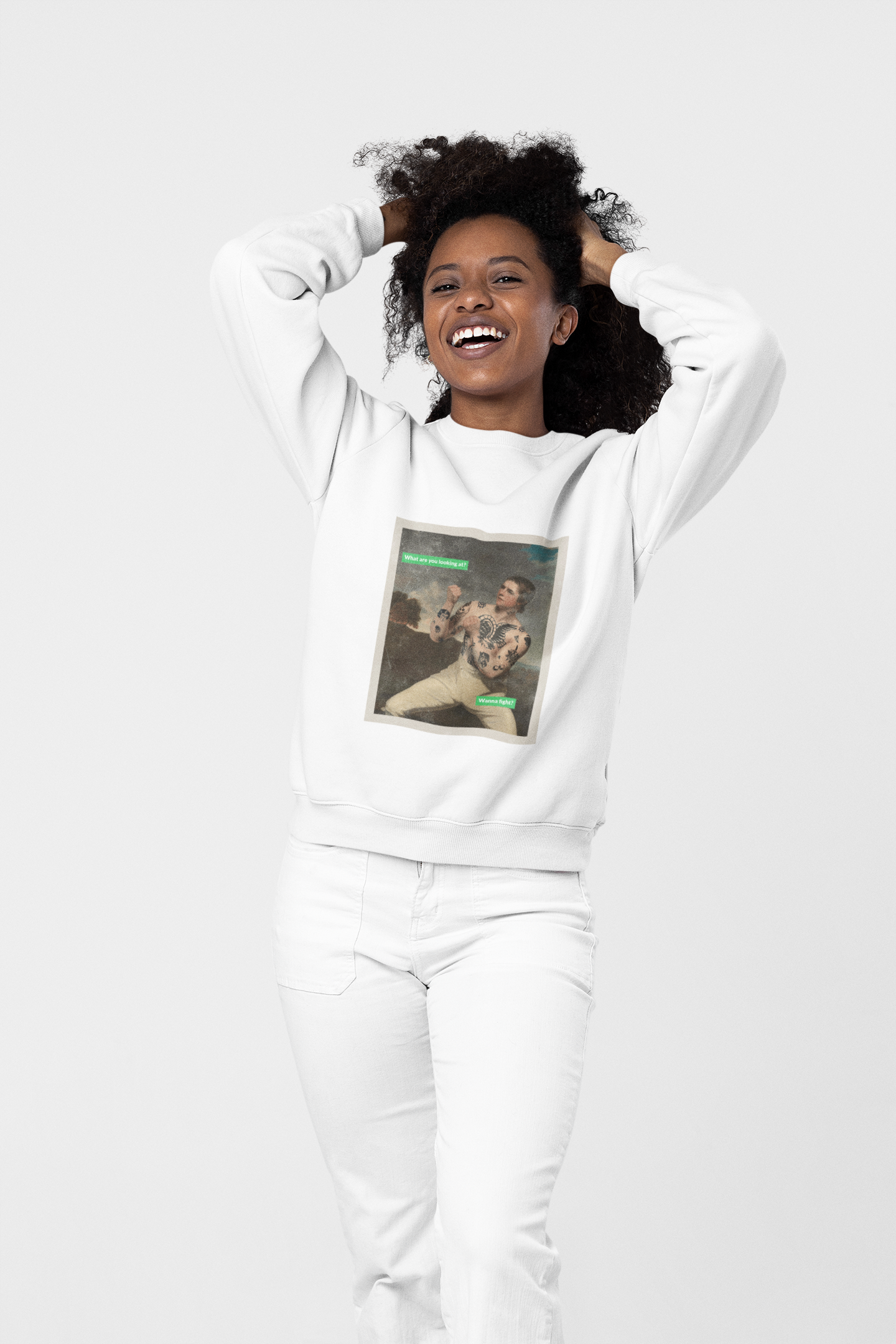 SWEATSHIRTS WHITE: BOY PRINT