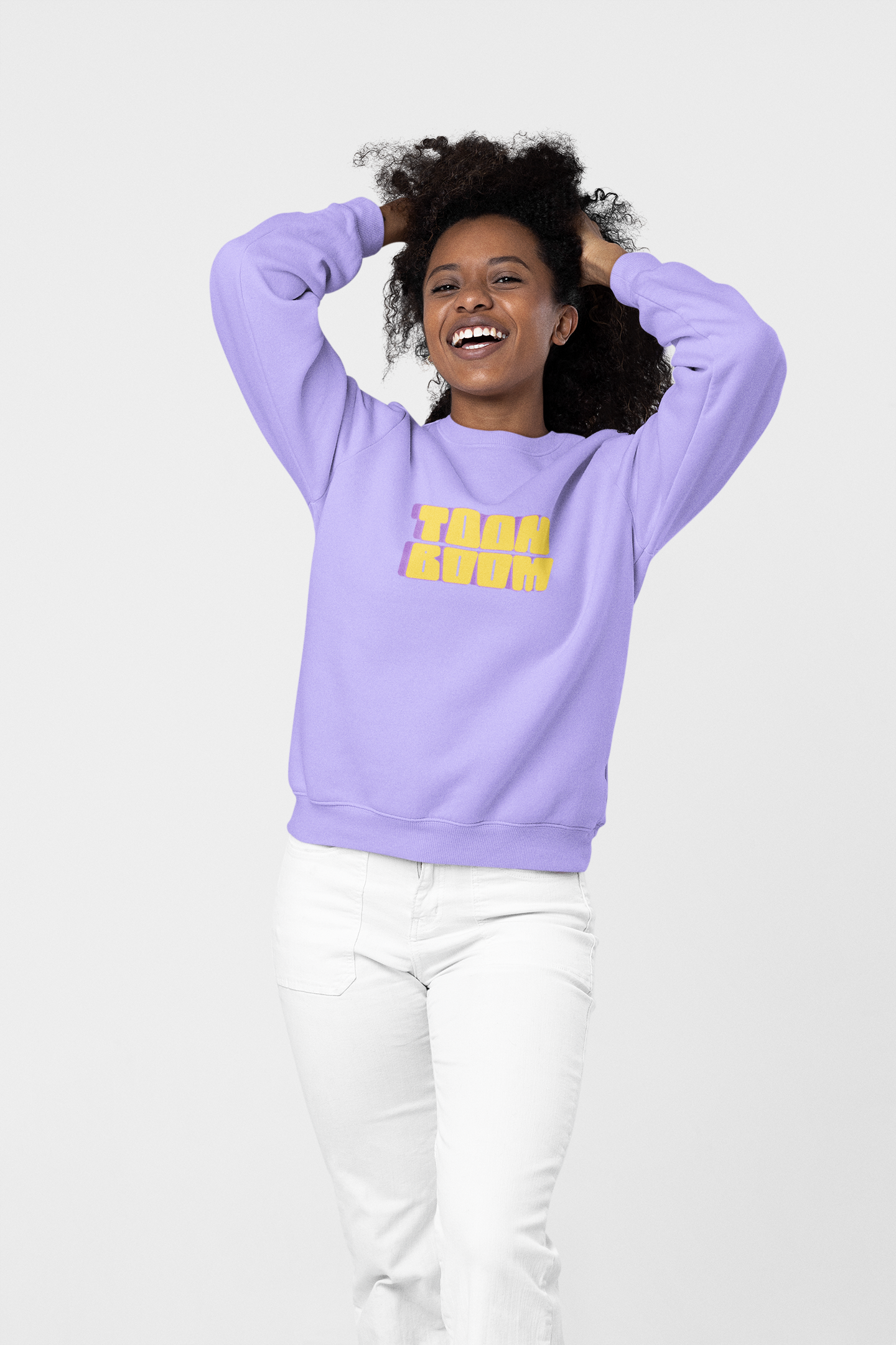 SWEATSHIRTS LAVENDER: BAD GUY