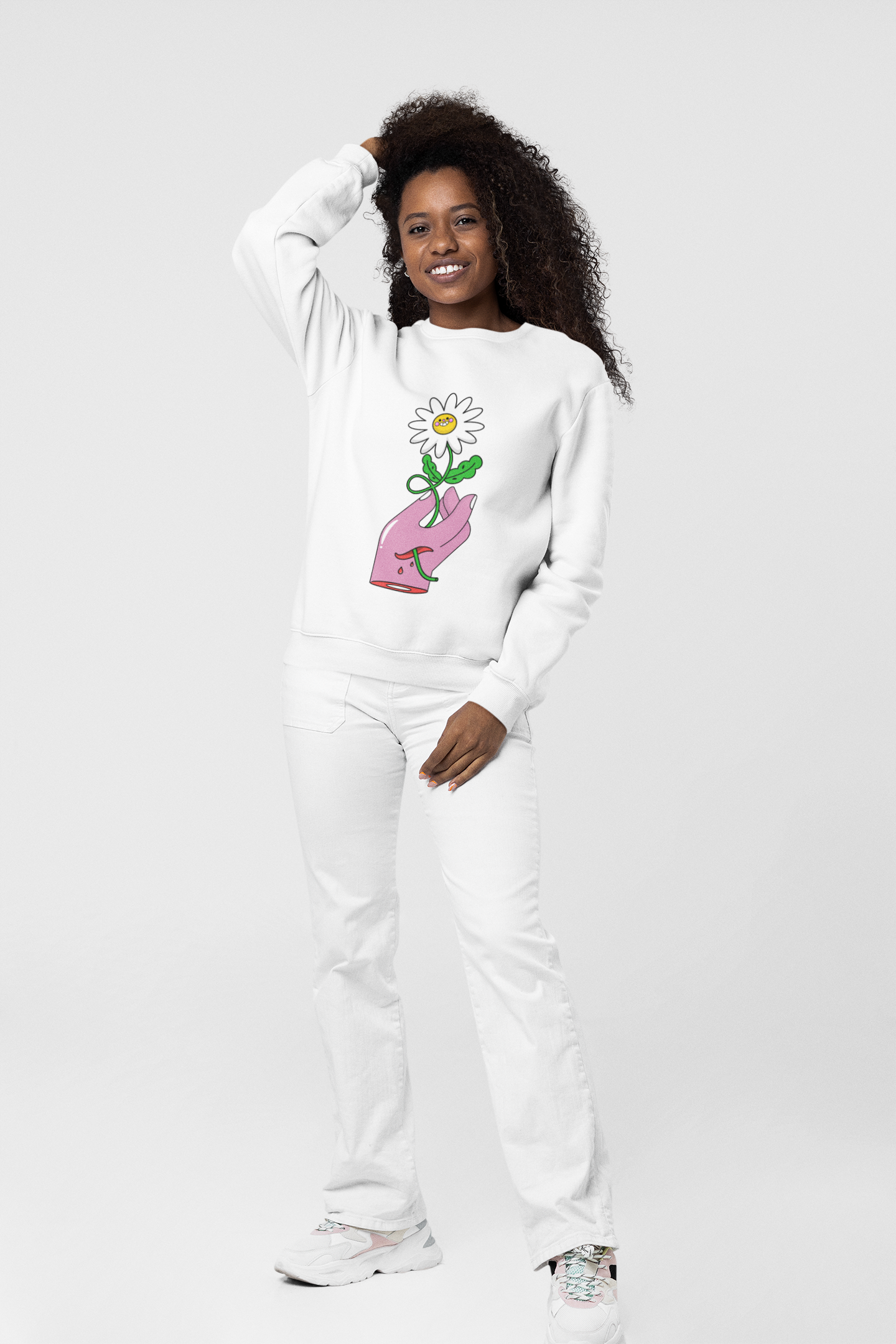 SWEATSHIRTS WHITE: FOLWER