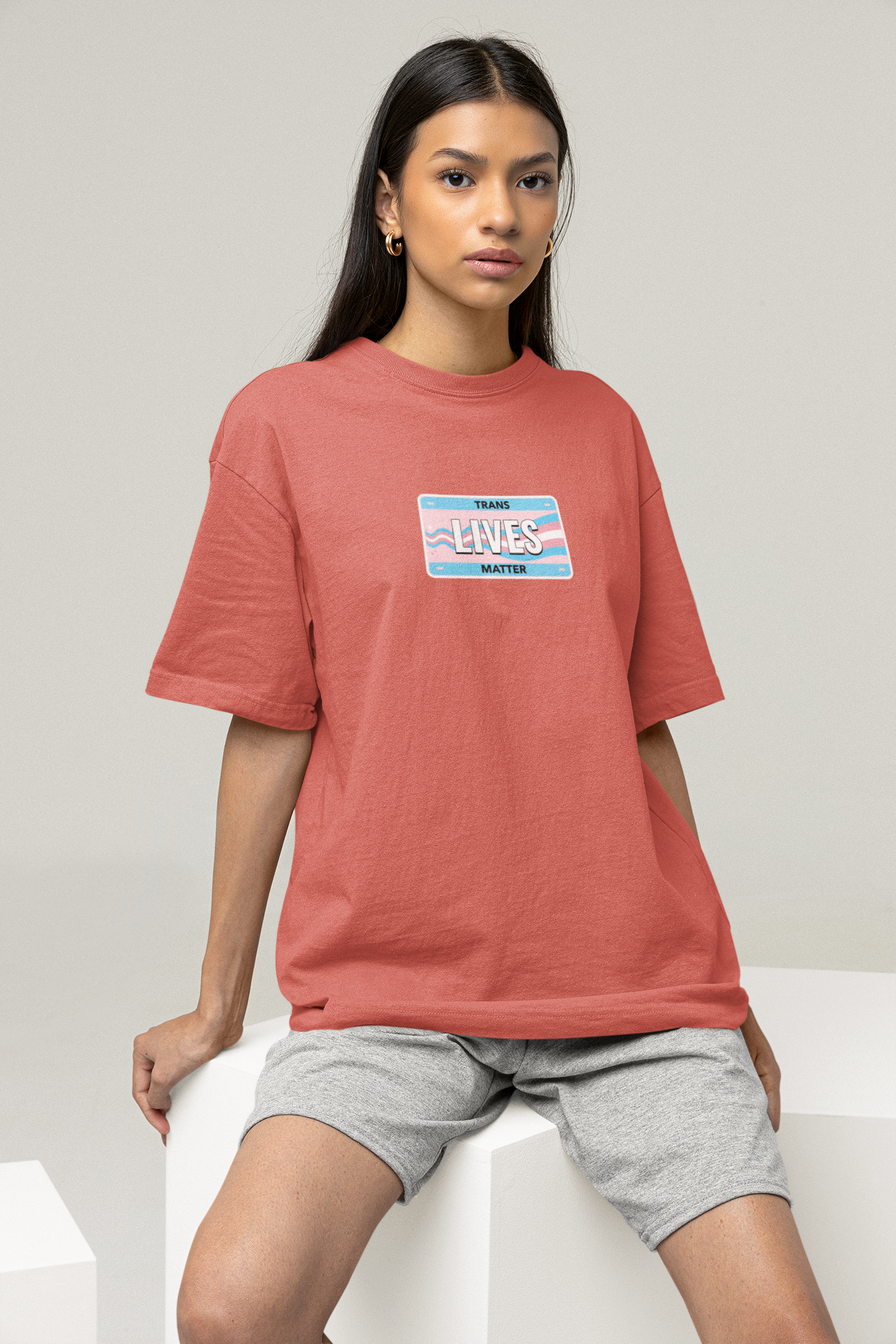 OVERSIZED TSHIRTS CORAL: LIVES